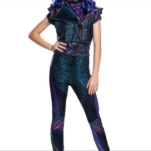 Mal Disney Descendants 3 Spirit Halloween Bodysuit Vest Costume Girls Size Small - Picture 9 of 10